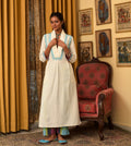 Raass Ivory Charming Handwoven Cotton Kurta with Pant Set