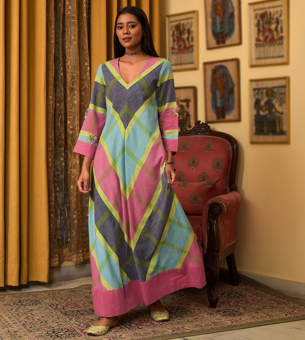 Raass Fairytale Handwoven Cotton Kurta with Pant Set