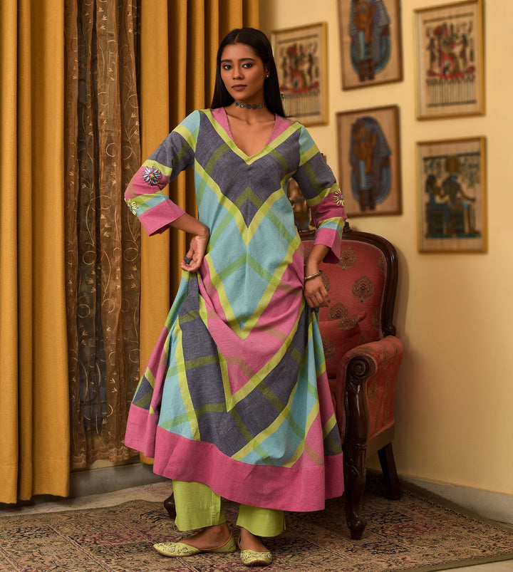 Raass Fairytale Handwoven Cotton Kurta with Pant Set