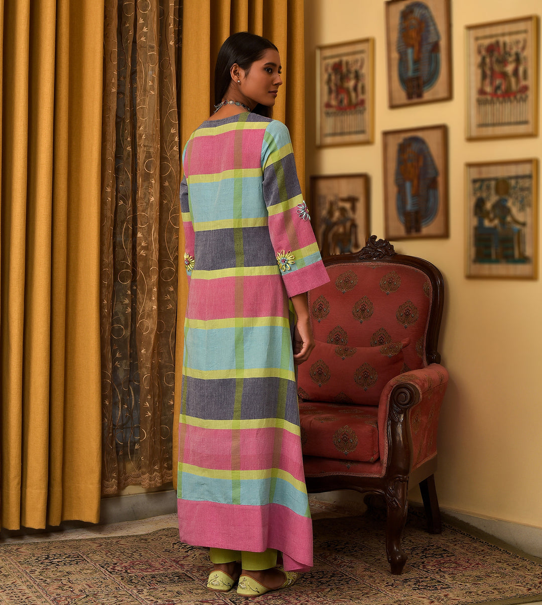 Raass Fairytale Handwoven Cotton Kurta with Pant Set