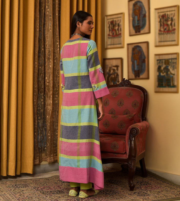 Raass Fairytale Handwoven Cotton Kurta with Pant Set