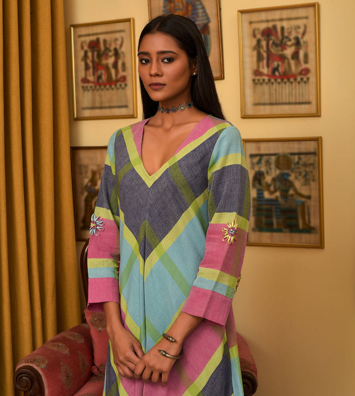 Raass Fairytale Handwoven Cotton Kurta with Pant Set
