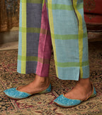 Raass Ivory Charming Handwoven Cotton Kurta with Pant Set