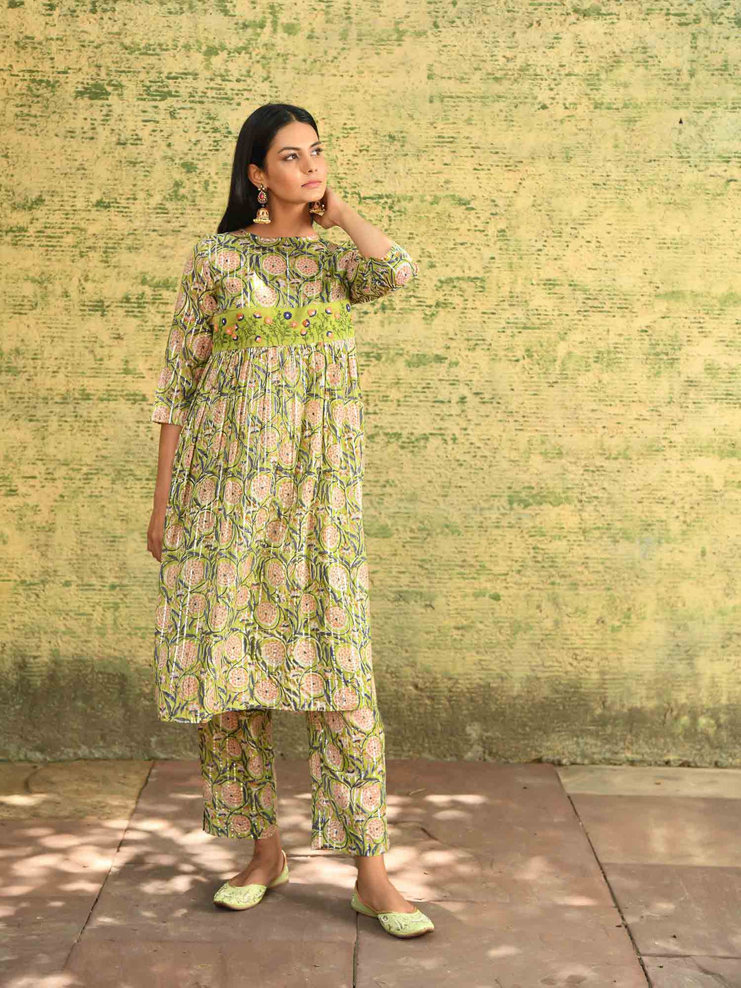 Aam Panna Printed Kurta Set