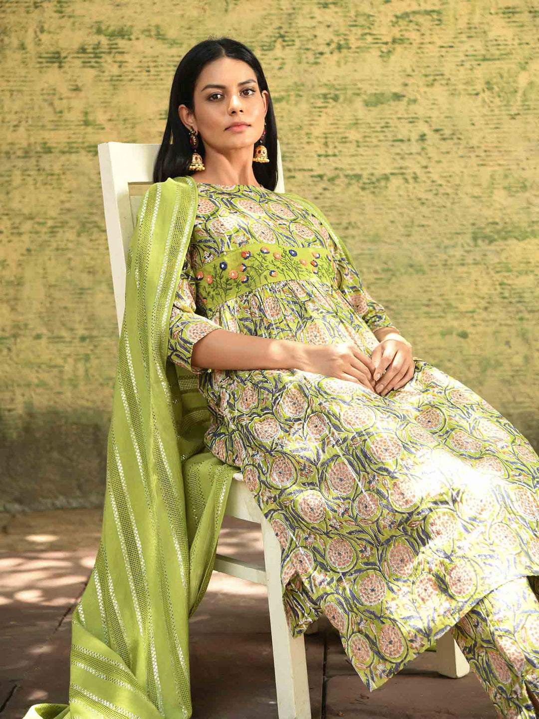 Aam Panna Printed Kurta Set