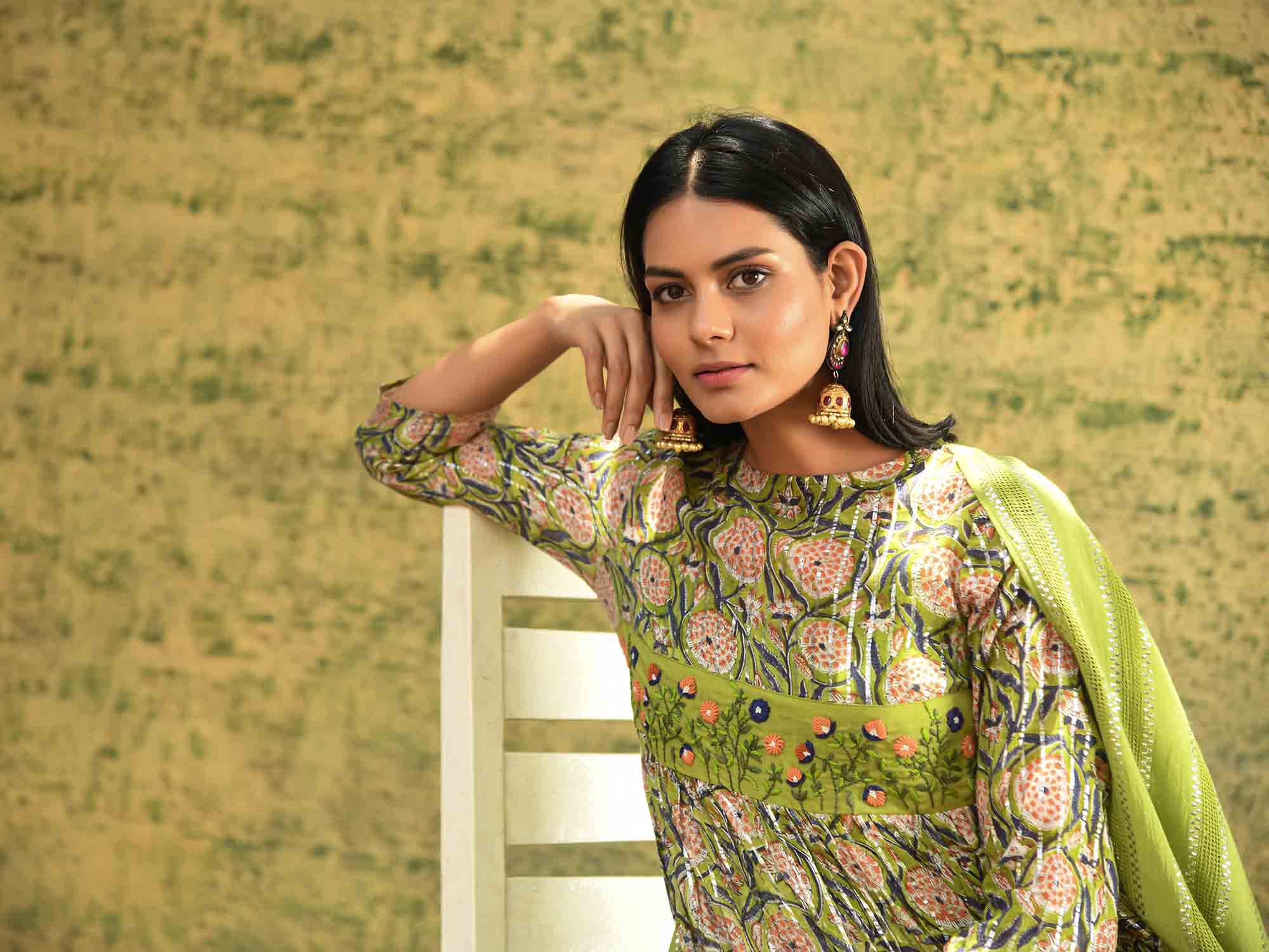 Aam Panna Printed Kurta Set
