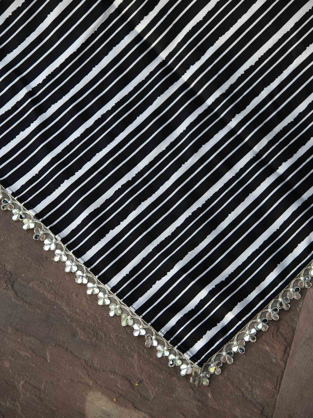 The classic Black and Silver ensemble