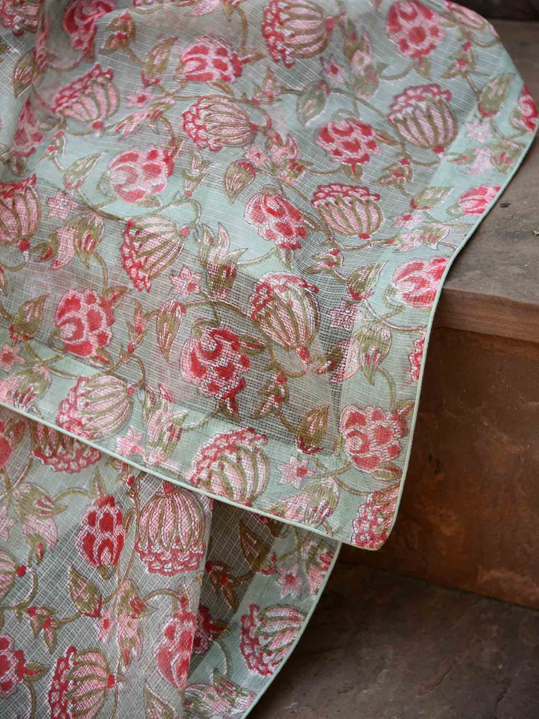 Drool on the Cool cotton kurta pant & dupatta set