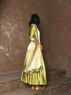 Ombre Satin Lehenga Choli