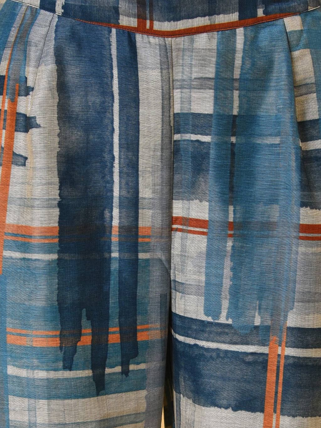Neel Rust Chanderi Kurta Set