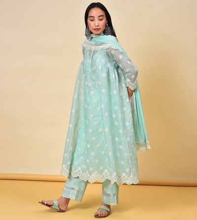 Needle and Lust Kurta Pant & Dupatta Set