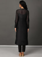 Chanderi Embroidered Kurta & Pant Set