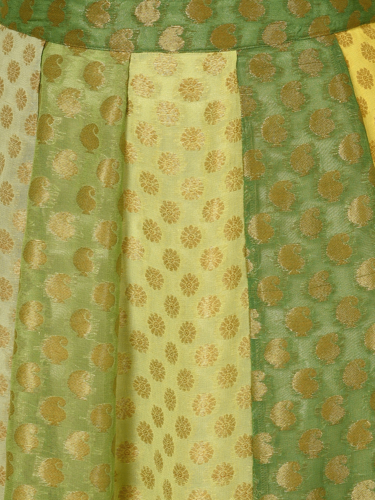 Jacquard Panelled Skirt