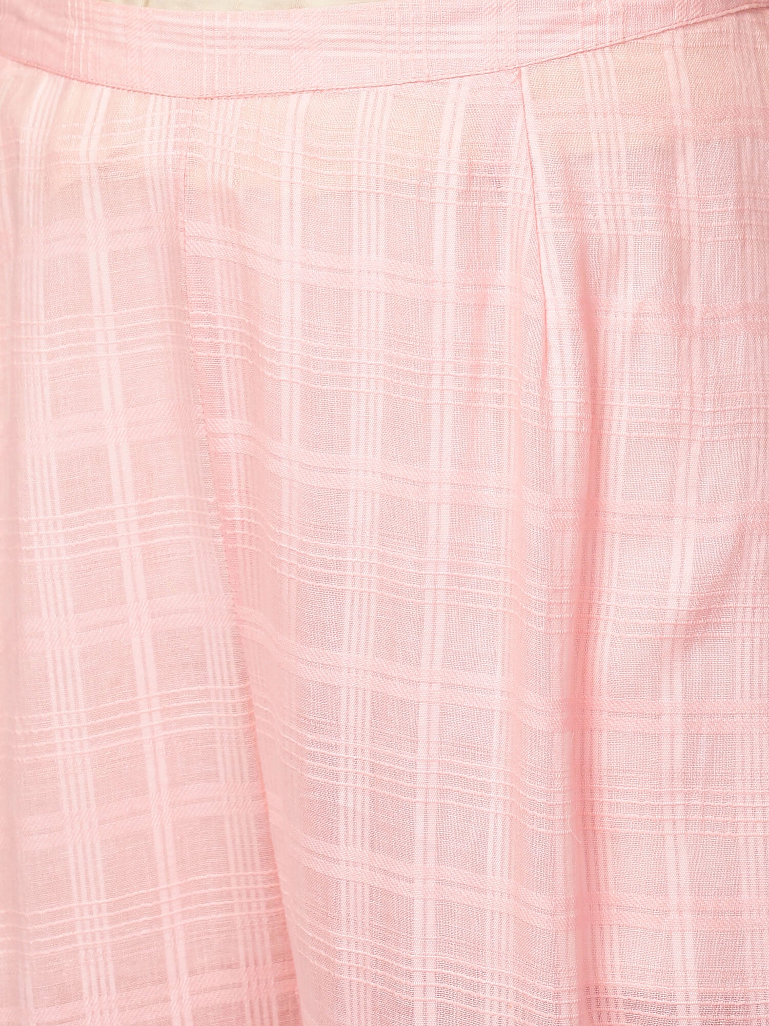 Pink Cotton Kurta & Pants Set