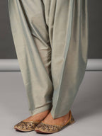 Green Short Kurta, Salwar Dupatta Set