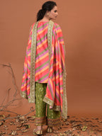 Vivacious Short Kurta, Pant & Dupatta